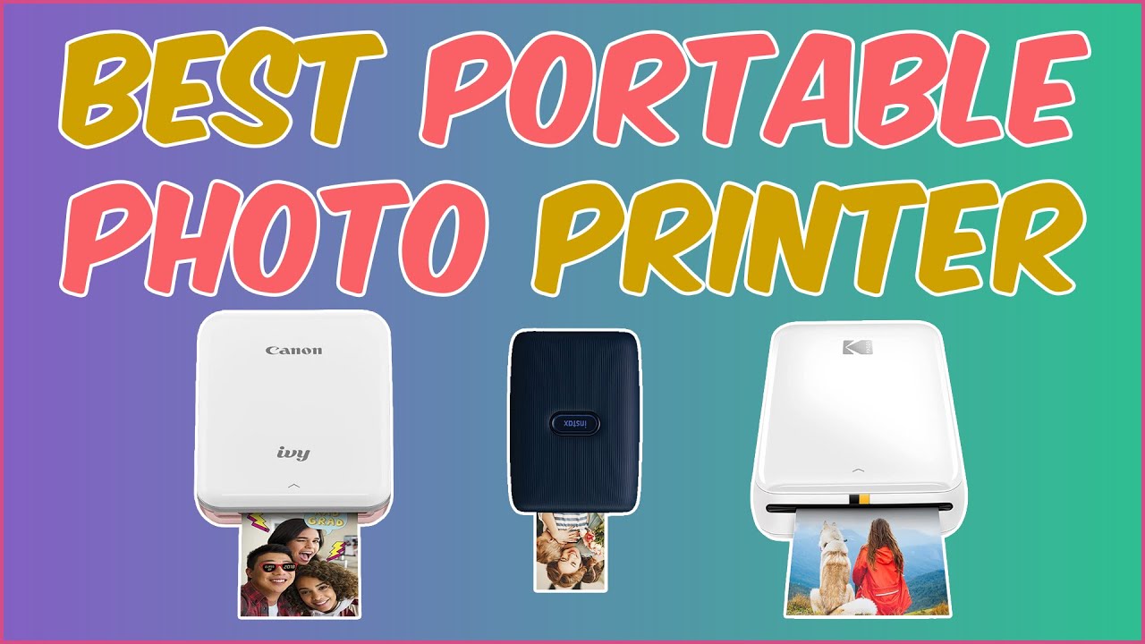 5 Best Portable Photo Printers 2024 | Best Portable Printers - YouTube