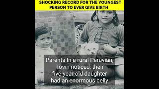 World's Youngest Mother in History - Lina Medina #shorts #youtubeshort #shortvideos