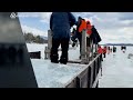 ice harvest on squam lake 2025 rockywold deephaven camps