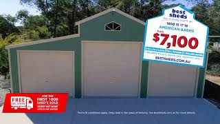 Best Sheds American Barns, Farm Sheds and Industrial Buildings