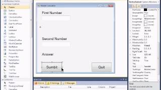 VB2010 Express Tutorial 4 Simple Calculator Part 1