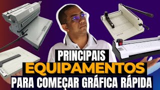 13 Equipamentos e Maquinas Para Começar Sua Gráfica Rápida em Casa EM 2024