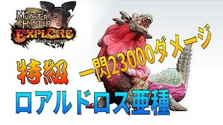 MHXR攻略 『特級ロアルドロス亜種★４』マルチ討伐 モンハン エクスプロア