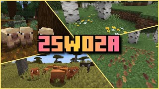 Minecraft 1.22 Snapshot 25w02a! NEW PIGS! NEW LEAVES AND MORE! Live Showcase!