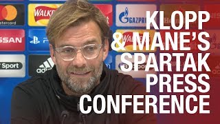 Jürgen Klopp and Sadio Mane preview Spartak Moscow | Champions League press conference