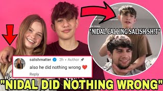 Salish Matter REACTS To Nidal Wonder CALLING Her "Sh!t" and MOCKING Her On LIVE?! 😱😳 **With Proof**