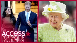 Queen Elizabeth Keeps Rare Snap Of Meghan Markle & Prince Harry!