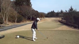 藤さんの７番ウッドのナイスショット！！