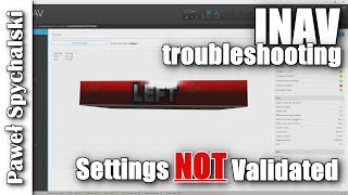 INAV settings NOT validated - INAV Troubleshooting