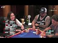 poker queen with pocket kings for a large pot at intense live cash game