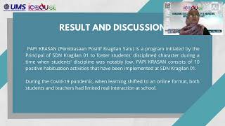 ICEDUALL 6th || PROGRAM PAPI KRASAN AS A NEW INNOVATION TO FOSTER STUDENTS DISCIPLINED CHARACTER