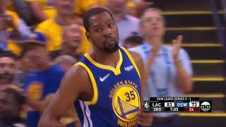 Kevin Durant All Game Actions 04/24/2019 Los Angeles Clippers vs Golden State Warriors Highlights