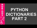 Using Python Dictionaries Part 2