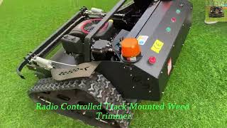 Where to buy Vigorun VTLM800 remote control rubber track lawn cutter online #remotecontrolmower