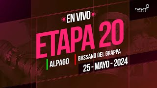 🔴 Giro de Italia 2024 EN VIVO: Etapa 20/ de 184 kilómetros entre ALPAGO y BASSANO DEL GRAPPA