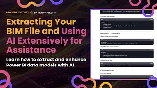 Extracting Your BIM File and Using AI Extensively for Assistance