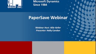 PaperSave Webinar 7/7/2015