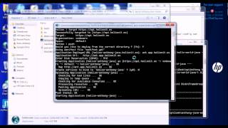 HP Helion Development Platform - Simple Java Application Deploy Push Maven Build - Cloud Foundry
