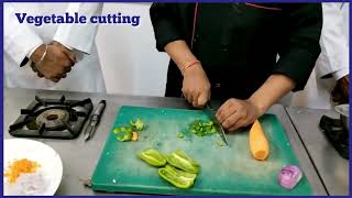 Vegetable Cutting Basics - Learn Hotel Management Skills #hotelmanagement #vegetablecutting #career