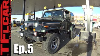 1995 Jeep Wrangler vs 100 mile MPG Loop - DiffLock Ep.5