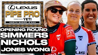 Caitlin Simmers, Isabella Nichols, Moana Jones Wong | Lexus Pipe Pro presented by YETI 2025