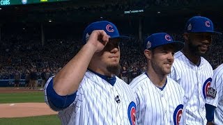 WS2016 Gm3: Schwarber introduced to applause