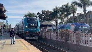 Railfanning with CA Railfan @ Carlsbad village station (2025 January 5)