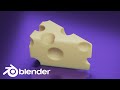 Make Cheese In Blender Using Boolean Modifiers [2.81]
