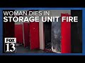 Man arrested after girlfriend dies in Murray storage unit fire