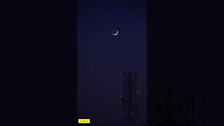 Moon setting || Crescent Moon || Timelapse || Astronomy || Celestron || Astrophotography