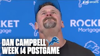 Dan Campbell expresses gratitude towards team: 'this is one you'll never forget'  | Press Conference