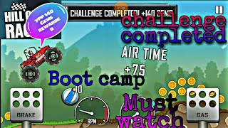Daily Challenge  completed  in Boot camp|Hill climb racing Gameplay ||Werewolf Gaming |