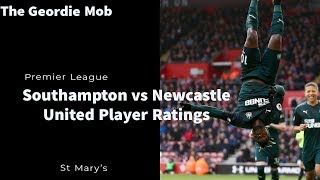 Southampton 0-1 Newcastle United Player Ratings | Saint-Maximin Pushing The Toon To Safty