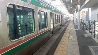 東北本線(利府支線)車窓 利府→仙台/ E721系 利府723発