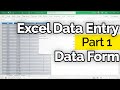 Create a Data Entry Form in Microsoft Excel