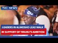 Senator Adeola, Other Leaders In Alimosho Lead Walk In Support Of Tinubu's Presidential Ambition