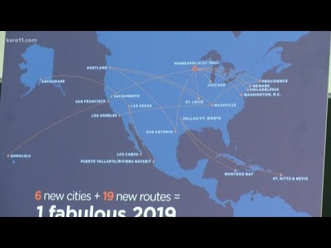 Sun Country Airlines Expands Routes - YouTube