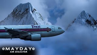 Thai Airways Flight Vanishes in Terrifying Mountain Turbulence | Mayday: Air Disaster