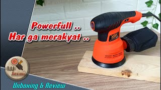 Mesin amplas powerfull dengan harga merakyat, test dan review RANDOM ORBITAL SANDER YASUKA YSD-125A