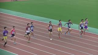 近江高校男子陸上競技部　高校記録会　松原１００ｍ　2018.10.14