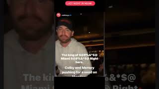 Colby Covington, Nelk, Bob Menery & Full Send Podcast were at dinner & fight broke out with Masvidal