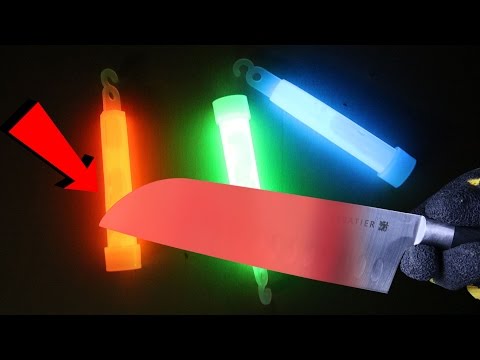 1000 DEGREE HOT KNIFE VS GLOW STICKS (Colourful Edition) 1000 DEGREE HOT KNIFE VS GLOW STICKS (Colourful Edition)