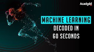 What is Machine Learning - Decoded in 60 Seconds | Machine Learning in a Minute