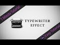 Typewriter Text Effect - Easy Tutorial - Adobe After Effect