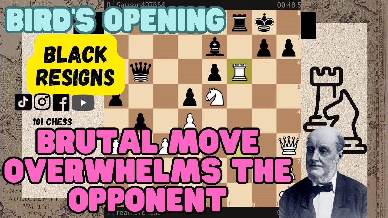 Bird's Opening Lichess Analysis Gameplay - 101 Chess - YouTube