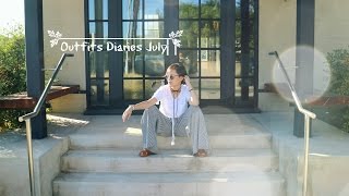 七月穿搭日记／Outfits Diaries July 2016