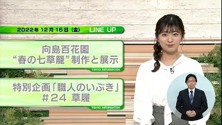 東京インフォメーション　2022年12月16日放送