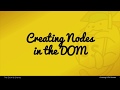 Creating Nodes in the DOM with JavaScript