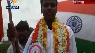 Mount Everest Climber | Suresh Kumar Gets Rousing Welcome | Gonegandla | Kurnool Dist