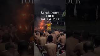 バリの伝統舞踊ケチャックダンス　#shorts #bali #ubud #kecakdance